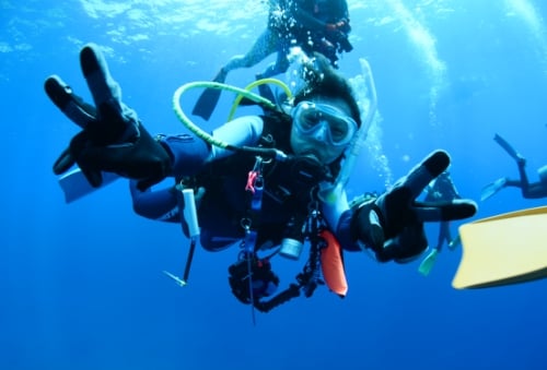 いよいよ海での実践練習！どんなお魚が見れるかな？!